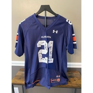 AUBURN TIGERS YOUTH MEDIUM FOOTBALL JERSEY #21 TRE MASON K. JOHNSON UNDER ARMOUR